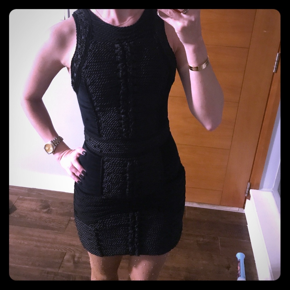 Balmain x HM Black Mini Dress